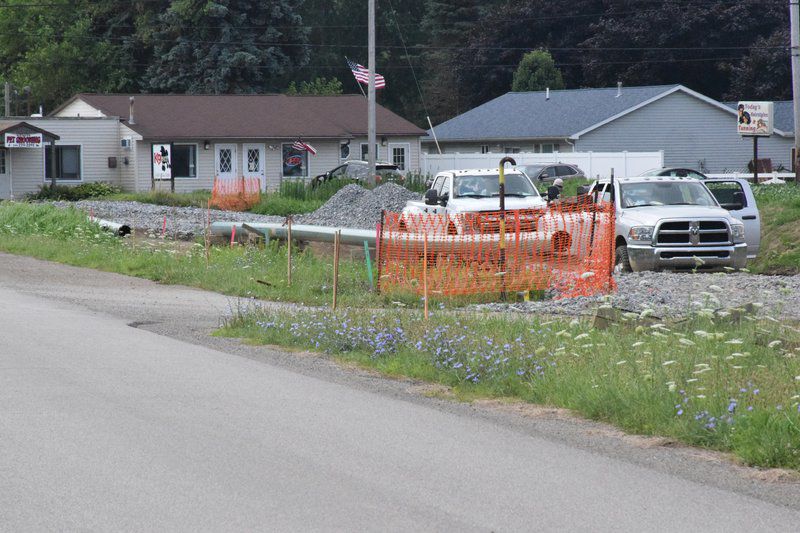 work continues along the risberg pipeline